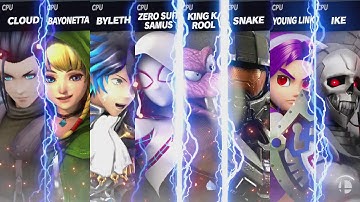 Smash Mods Ultimate:  8 Player CPU Battle