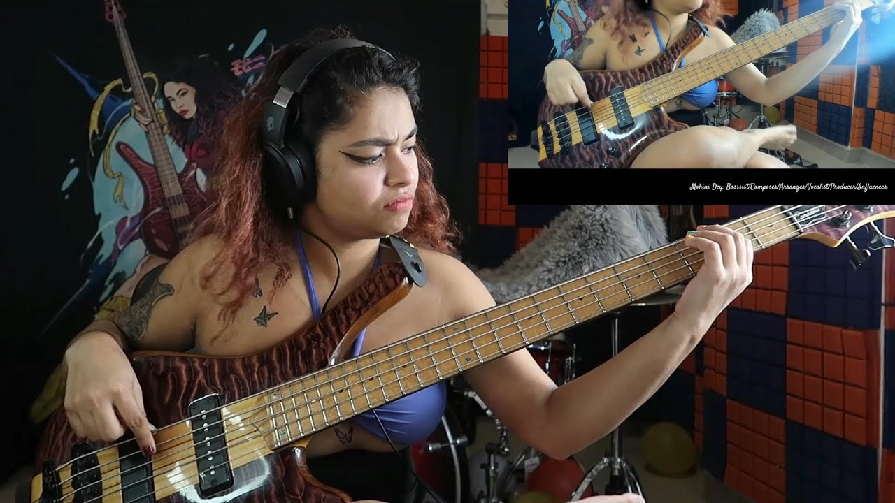 NADAAN PARINDEY BY A R RAHMAN  MOHINI DEY  LEARN MY CUSTOM MADE BASS LINES FOR LIVE GIGS 