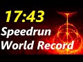 Elden Ring Any% Speedrun in 17:43 (World Record)