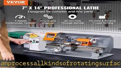 VEVOR Metal Lathe Machine, 7