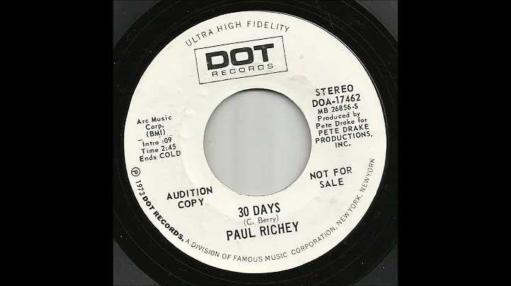 Paul Richey - 30 Days