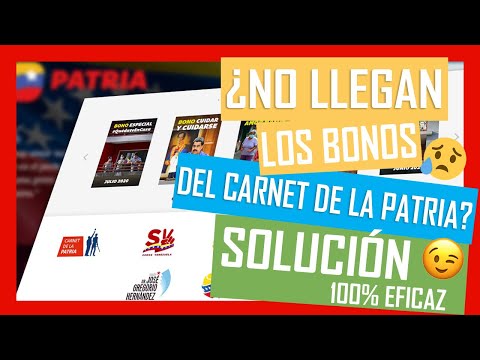 ¿Por qué no llegan los BONOS PATRIA? ✅【SOLUCIÓN DEFINITIVA 2022】