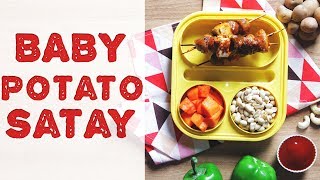 Baby Potato Satay Recipe | Vegetable Satay with Peanut Sauce | Quick & Easy Snack Recipe For Kids screenshot 5