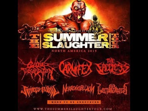 2019 ‘Summer Slaughter Tour‘ leaks.. Cattle Decap/Carnifex/Faceless and more..