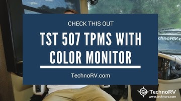 NEW TST 507 Tire Pressure Monitoring System with COLOR Monitor from TechnoRV