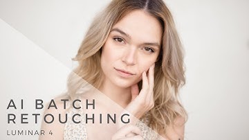 How to edit and batch retouch