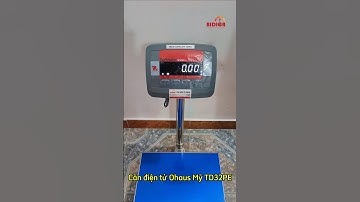 #candientu Hướng dẫn chỉnh cân Ohaus Mỹ TD32PE 30kg 60kg 100kg 150kg 200kg 300kg bị sai kí #cân