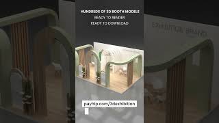 Butuh Ide Desain Stand Pameran? Jelajahi Model 3D Ini #pameran #booth #stan #pameran dagang
