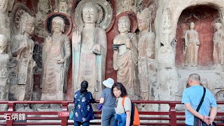 四川皇澤寺，唯一能看到中國女皇真容的寺廟。寺廟很多唐隋雕像