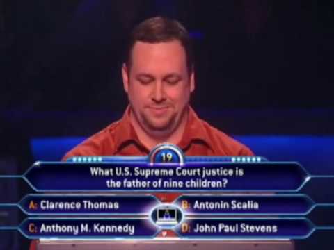 Trevor Schultz on Who Wants To Be A Millionaire - Part 2 - YouTube