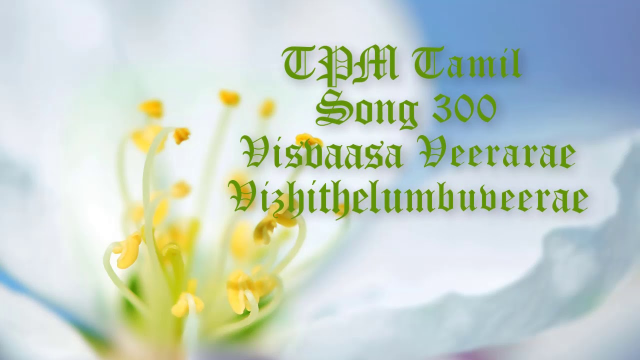 TPM Tamil Song No 300   Visvaasa Veerarae Vizhithelumbuveerae