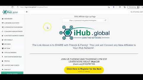 You MUST Reserve Your HOTSPOT with iHub Global
