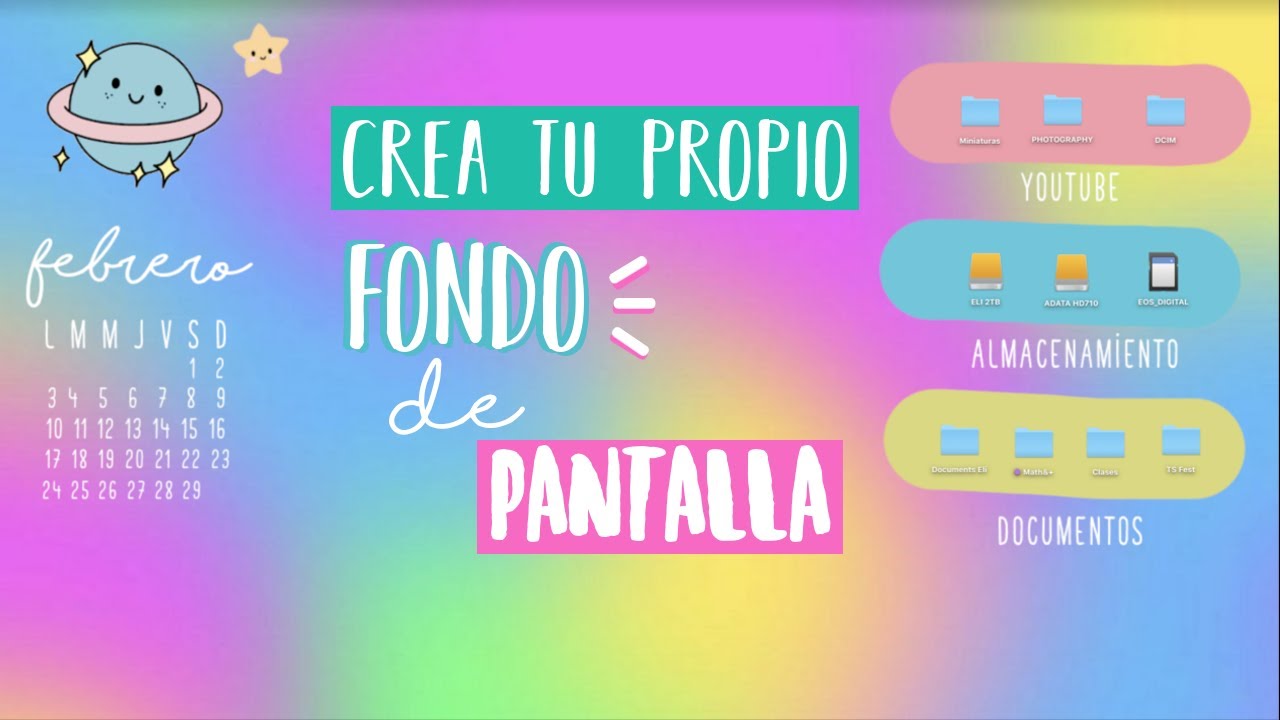 💻 CREA TU PROPIO FONDO DE PANTALLA BONITO Y GRATIS ♡ Princolitas - YouTube