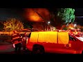 Modesto firefighters battle five-alarm blaze at warehouse