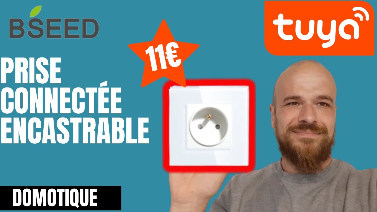 Prise encastrée connectée WiFi compatible Tuya Smart Life, Lidl