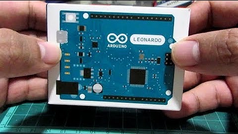 Unboxing Arduino Leonardo & Testing