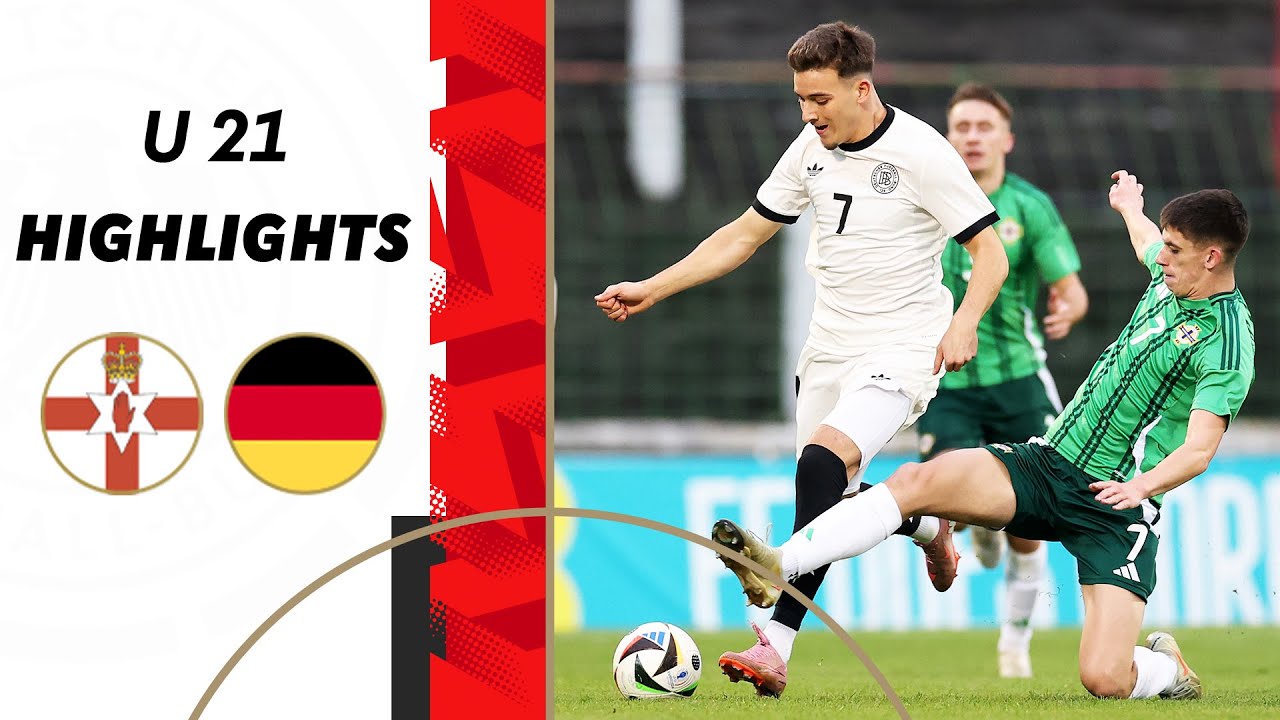 Late double strike in Belfast! | North Ireland vs. Germany 1-2 | U-21 EURO Qualifier Highlights