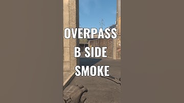 CS2 Overpass - B Site Smoke #overpass  #cs2nades #cs2shorts