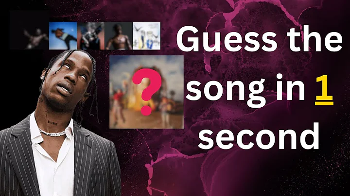 Guess The Travis Scott Song in 1 Second