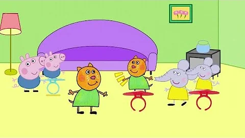 小猪佩奇动画，戒指糖