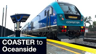 COASTER, San Diego to Oceanside California, North County Transit District, Siemens Charger