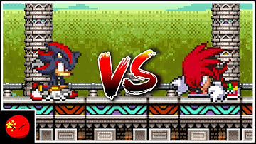 Knuckles VS Shadow (Sprite Animation)