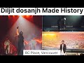 Diljit dosanjh vancouver bc place 2024 live concert  diljit made history  sold out show diljit