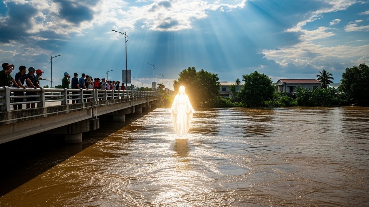 Đức Mẹ Hiện Ra Giữa Lũ Lụt Thái Nguyên -  Phép Lạ Dưới Cầu Gia Bảy 2025