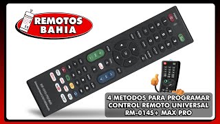4 METHODS TO PROGRAM AND CONFIGURE UNIVERSAL REMOTE CONTROL RM-014S+ MAX PRO