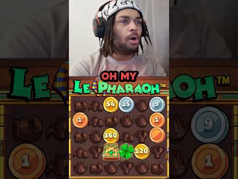 My BIGGEST Win EVER on Le Pharaoh SLOT MACHINE馃く馃挵#slots #gambling #hugewin