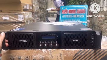 Giá tốtSiêu phẩm Đẩy 2023 DB acoustic H4120 công suất 1200W/1 kênh  cực chất || LH: 0982352313