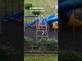 She thinks she saw a ghost on a playground swing 