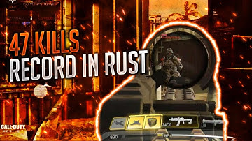 47 KILLS RECORD IN RUST | COD MOBILE MONTAGE #2