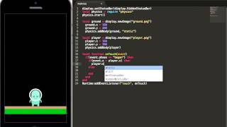 How to make a character jump with Corona SDK - Part 2