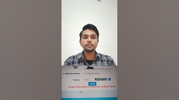 #LL TEST INVAILD CREDENTIALS OR INVALID DATA OF BIRTH FORMAT #