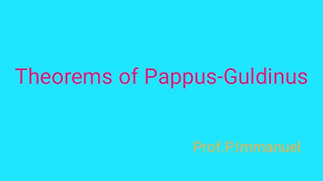 Theorems of Pappus-Guldinus