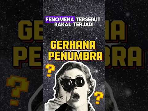 FENOMENA GERHANA BULAN 2024 #gerhanabulan #shorts