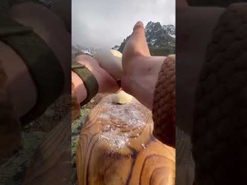 Dağda Sucuk Hamburger 🍔 / cooking beef sausage burgers on the mountain