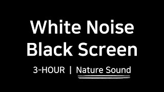 [RUÍDO BRANCO] White Noise Black Screen with Nature Sound | FOCUS, RELAX, MEDITATE, SLEEP | 3HOUR