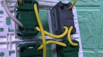 HƯỚNG DẪN LẮP ĐẶT 1 CÔNG TẮC 3 Ổ CẮM PANASONIC