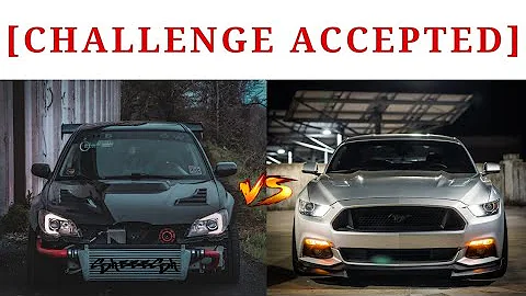 I called out a Mustang... 5.0 vs 400whp STi