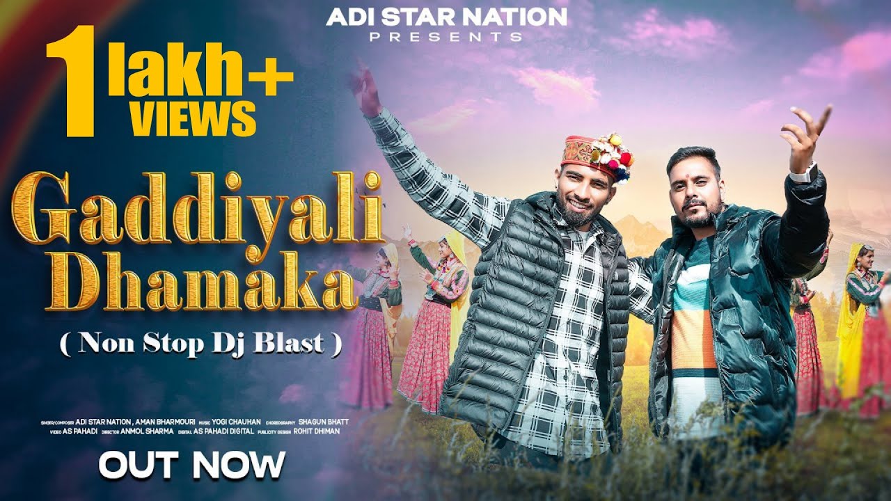 Non Stop Gaddiyali Dhamaka 2023 Full Video  Adi Star Nation  Aman Bharmouri  AS Pahadi