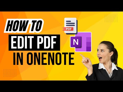 Edit PDFs in OneNote FAST and EASY [How to Use Microsoft OneNote Tutorial]