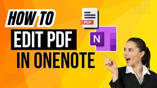 Edit PDFs in OneNote FAST and EASY [How to Use Microsoft OneNote Tutorial]