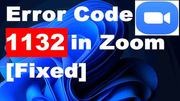 Never See Zoom Error 1132 Again - Quick Solution