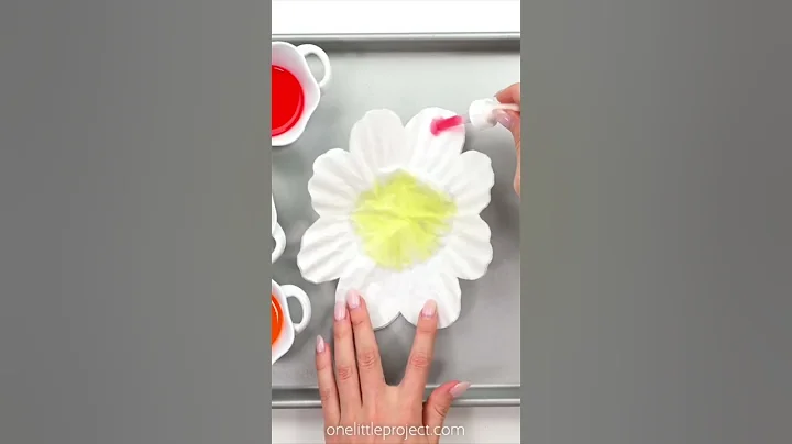 Coffee Filter Flower Craft 🌸