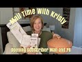 Mail Time with Kristy | November 2020 | Opening Subscriber Mail and PR