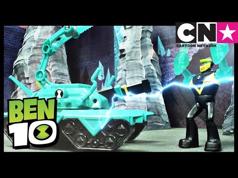 Бен 10 | Игрушки Бен 10 | Злодеи Человек-огонь и Алмаз | Cartoon Network