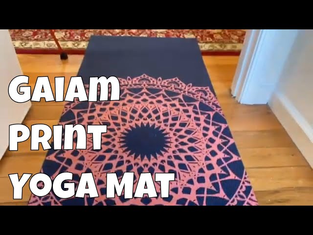 Opening up a new Gaiam yoga mat, and 3 weeks later report 