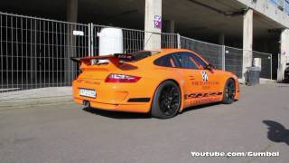 Porsche 997 GT3 RS LOUD Revving!! - Porsche Days 2010
